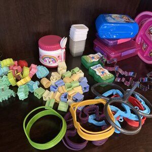 Kids Bento Box Food Art Mega Set - Sandwich Cutters Containers Paw Patrol Frozen